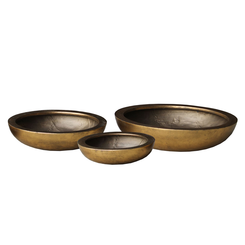029277-5JCG7-first-_1 CALIX ΜΠΩΛ SET 3ΤΜΧ 54x54x13cm ΤΕΧΝΗΤΗ ΠΕΤΡΑ ΧΡΥΣΟ 029277 - Image 1