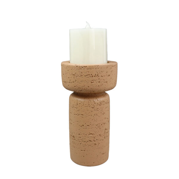 INGER ΚΗΡΟΠΗΓΙΟ 11x11x21cm POLYRESIN TERRACOTTA 029667 - Image 2