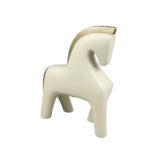 JASPER ΔΙΑΚΟΣΜΗΤΙΚΟ ΑΛΟΓΟ 16x7x20cm POLYRESIN IVORY ΧΡΥΣΟ 029670