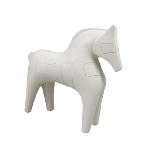 MAX ΔΙΑΚΟΣΜΗΤΙΚΟ ΑΛΟΓΟ 20x6x22cm POLYRESIN ΛΕΥΚΟ 029672