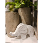 TOFI ΔΙΑΚΟΣΜΗΤΙΚΟ ΕΛΕΦΑΝΤΑΣ 24x9x15cm POLYRESIN ΛΕΥΚΟ 029680 - Image 2