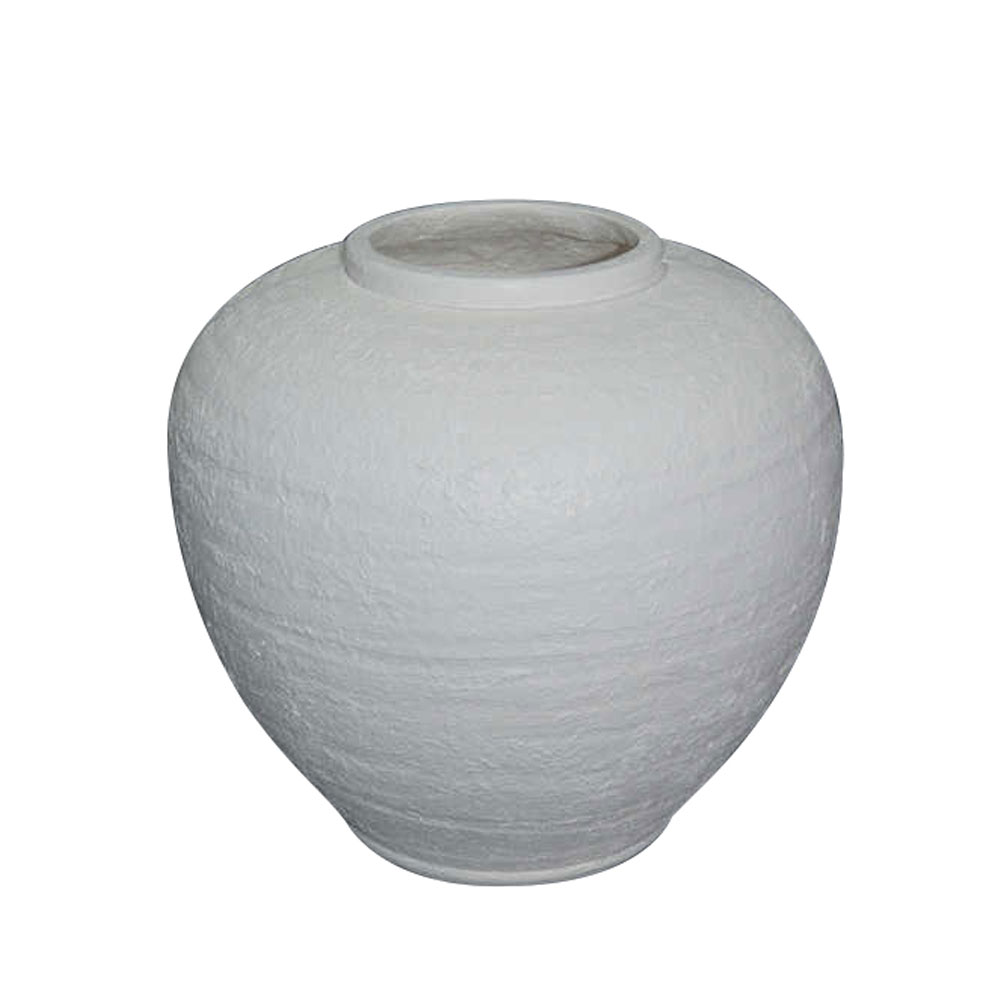029768-7W2xY-first-_1 SANTORINI ΓΛΑΣΤΡΑ 38x38x35cm FIBER GLASS ΛΕΥΚΟ 029768 - Image 1