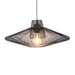 ZUMA A ΦΩΤΙΣΤΙΚΟ ΟΡΟΦΗΣ 41x41x17cm ΜΕΤΑΛΛΟ ΜΑΥΡΟ 029788