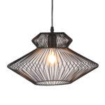 ZUMA B ΦΩΤΙΣΤΙΚΟ ΟΡΟΦΗΣ 38x38x21cm ΜΕΤΑΛΛΟ ΜΑΥΡΟ 029789