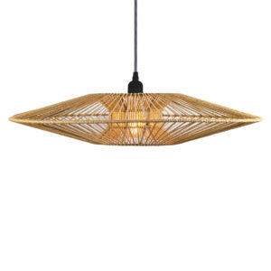 BALI ΦΩΤΙΣΤΙΚΟ ΟΡΟΦΗΣ 60x60x12cm ΜΕΤΑΛΛΟ ΦΥΣΙΚΟ ΣΧΟΙΝΙ 029799