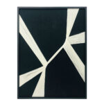 GENTLE WHISPERS ΠΙΝΑΚΑΣ ΔΙΑΚΟΣΜΗΣΗΣ 60x80x3cm ΞΥΛΟ ΜΑΥΡΟ ΛΕΥΚΟ ΝΗΜΑ ΜΑΥΡΟ 029807