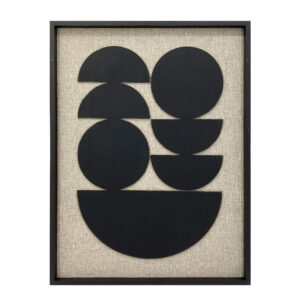 ECHOES OF THE HEART ΠΙΝΑΚΑΣ ΔΙΑΚΟΣΜΗΣΗΣ 90x120x4cm ΞΥΛΟ ΜΠΕΖ ΜΑΥΡΟ ΜΑΥΡΟ 029810