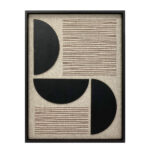 MILES OF SMILES ΠΙΝΑΚΑΣ ΔΙΑΚΟΣΜΗΣΗΣ 60x80x3cm ΞΥΛΟ ΠΟΛΥΧΡΩΜΟ ΜΑΥΡΟ 029814