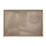 AIRY SHADOWS ΠΙΝΑΚΑΣ ΔΙΑΚΟΣΜΗΣΗΣ 70x50x3cm ΞΥΛΟ ΜΠΕΖ ΜΠΕΖ 029831