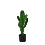 CANDELABRA CACTUS ΦΥΤΟ ΤΕΧΝΗΤΟ ΣΕ ΓΛΑΣΤΡΑ 70cm PU ΠΡΑΣΙΝΟ 029881