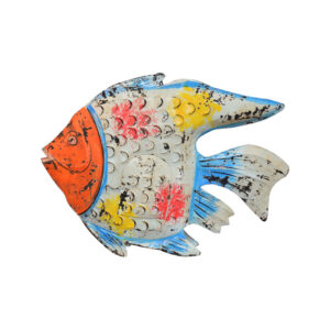 AQUA ΔΙΑΚΟΣΜΗΤΙΚΟ ΨΑΡΙ ΜΕΤΑΛΛΟ ΠΟΛΥΧΡΩΜΟ 61x8x46 029885