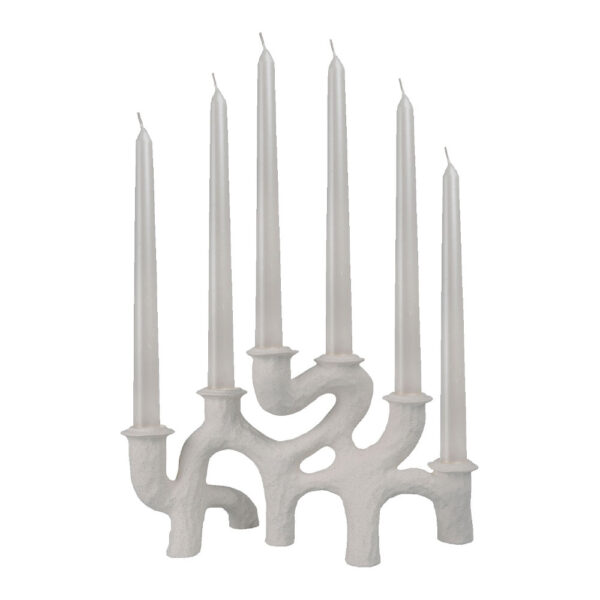 DECKER ΚΗΡΟΠΗΓΙΟ 35x14x20cm POLYRESIN ΛΕΥΚΟ 029918 - Image 4