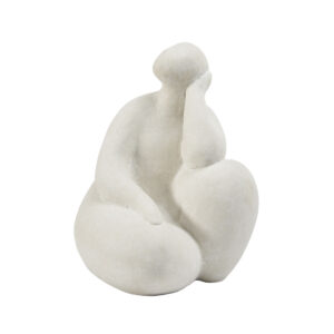 LIV ΔΙΑΚΟΣΜΗΤΙΚΗ ΦΙΓΟΥΡΑ 29x28x37cm TERRACOTTA ΛΕΥΚΟ 029919