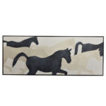 POWER OF FREEDOM ΠΙΝΑΚΑΣ ΔΙΑΚΟΣΜΗΣΗΣ 180x70x4cm ΚΑΜΒΑΣ ΜΠΕΖ ΜΑΥΡΟ ΜΑΥΡΟ 030071