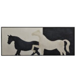 POWER OF FREEDOM ΠΙΝΑΚΑΣ ΔΙΑΚΟΣΜΗΣΗΣ 180x70x4cm ΚΑΜΒΑΣ ΜΠΕΖ ΜΑΥΡΟ ΜΑΥΡΟ 030072