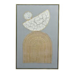 ART VIBRANCE ΠΙΝΑΚΑΣ ΔΙΑΚΟΣΜΗΣΗΣ 60x90x4cm ΚΑΜΒΑΣ ΠΟΛΥΧΡΩΜΟ ΧΡΥΣΟ 030075