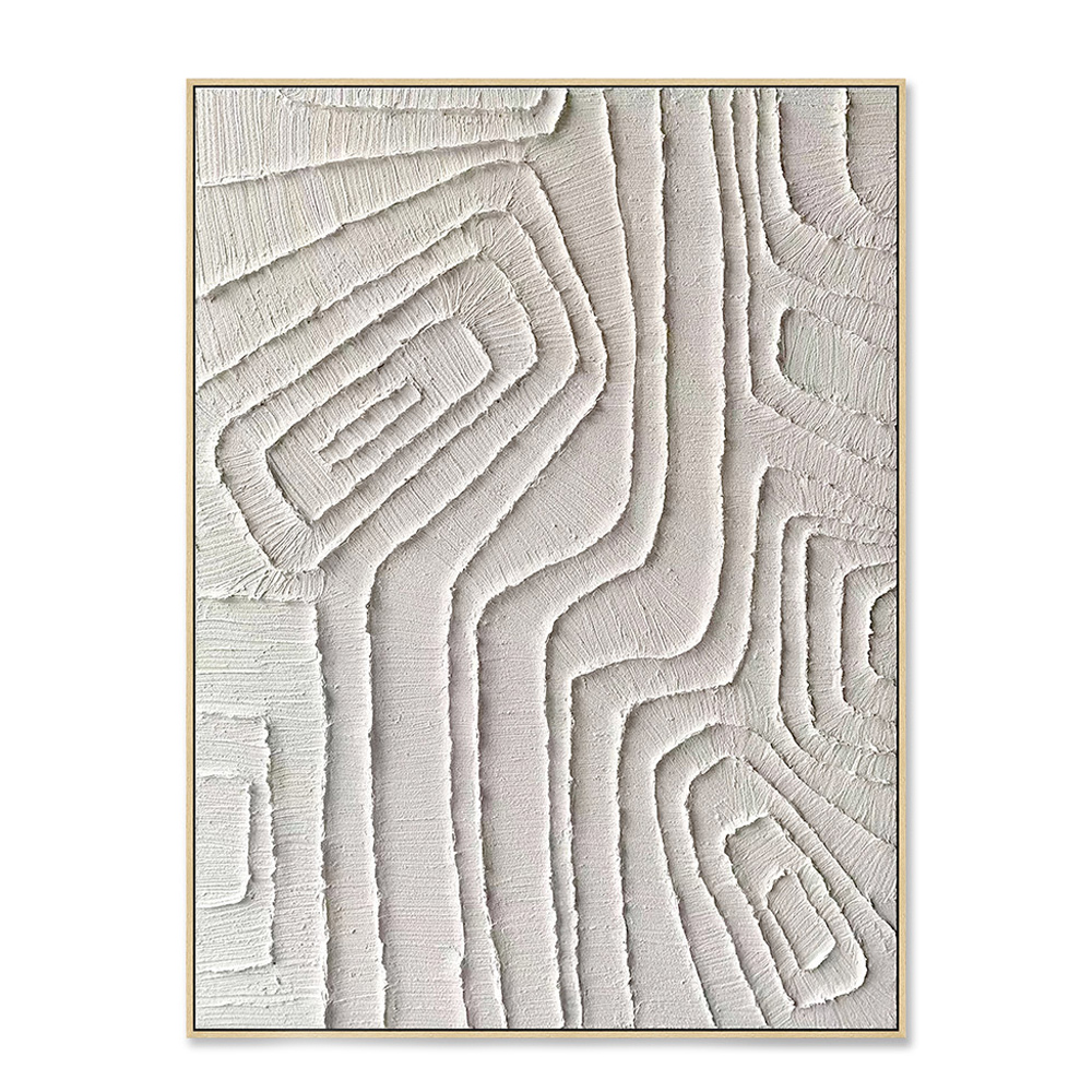 030448-3Msth-first-_1 EARTH DIVINE ΠΙΝΑΚΑΣ ΔΙΑΚΟΣΜΗΣΗΣ 75x100x4cm OIL ACRYLIC ΜΠΕΖ ΚΑΜΒΑΣ ΦΥΣΙΚΟ 030448 - Image 1