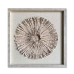 PURE EARTH ΠΙΝΑΚΑΣ ΔΙΑΚΟΣΜΗΣΗΣ 60x60x4cm ΧΑΡΤΙ ΜΠΕΖ ΓΥΑΛΙ ΦΥΣΙΚΟ 030449