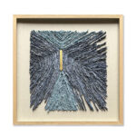 AZURE WORLD ΠΙΝΑΚΑΣ ΔΙΑΚΟΣΜΗΣΗΣ 80x80x4cm ΧΑΡΤΙ ΜΠΕΖ ΜΠΛΕ ΓΥΑΛΙ ΦΥΣΙΚΟ 030453