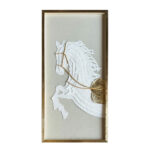 RUSSELL ΠΙΝΑΚΑΣ ΔΙΑΚΟΣΜΗΣΗΣ 50x100x3cm ΧΑΡΤΙ ΜΠΕΖ ΛΕΥΚΟ ΧΡΥΣΟ ΓΥΑΛΙ ΧΡΥΣΟ 030458