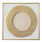 AMBITIUS ΠΙΝΑΚΑΣ ΔΙΑΚΟΣΜΗΣΗΣ 80x80x5cm ΚΑΜΒΑΣ ΧΡΥΣΟ ΛΕΥΚΟ ΞΥΛΟ ΧΡΥΣΟ 030510