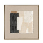 SOFTNESS OF HUES ΠΙΝΑΚΑΣ ΔΙΑΚΟΣΜΗΣΗΣ 80x80x5cm ΛΙΝΟ ΠΟΛΥΧΡΩΜΟ ΞΥΛΟ ΦΥΣΙΚΟ 030614