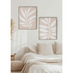 WILDFLOWER ΠΙΝΑΚΑΣ ΔΙΑΚΟΣΜΗΣΗΣ 40x50x3cm ΛΙΝΟ ΜΠΕΖ ΞΥΛΟ ΦΥΣΙΚΟ 030646 - Image 2