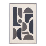 POSITIVE VIBES ΠΙΝΑΚΑΣ ΔΙΑΚΟΣΜΗΣΗΣ 60x90x4cm ΛΙΝΟ ΛΕΥΚΟ ΜΑΥΡΟ ΞΥΛΟ ΜΑΥΡΟ 030655