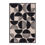 POSITIVE VIBES ΠΙΝΑΚΑΣ ΔΙΑΚΟΣΜΗΣΗΣ 60x90x4cm ΛΙΝΟ ΛΕΥΚΟ ΜΑΥΡΟ ΞΥΛΟ ΜΑΥΡΟ 030656