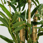 BAMBOO ΦΥΤΟ ΤΕΧΝΗΤΟ ΣΕ ΓΛΑΣΤΡΑ 70cm POLYESTER ΠΡΑΣΙΝΟ PVC 030727 - Image 3