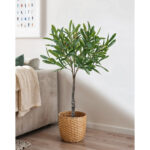 OLIA ΦΥΤΟ ΤΕΧΝΗΤΟ ΣΕ ΓΛΑΣΤΡΑ 75cm PVC ΠΡΑΣΙΝΟ PU 030729 - Image 2