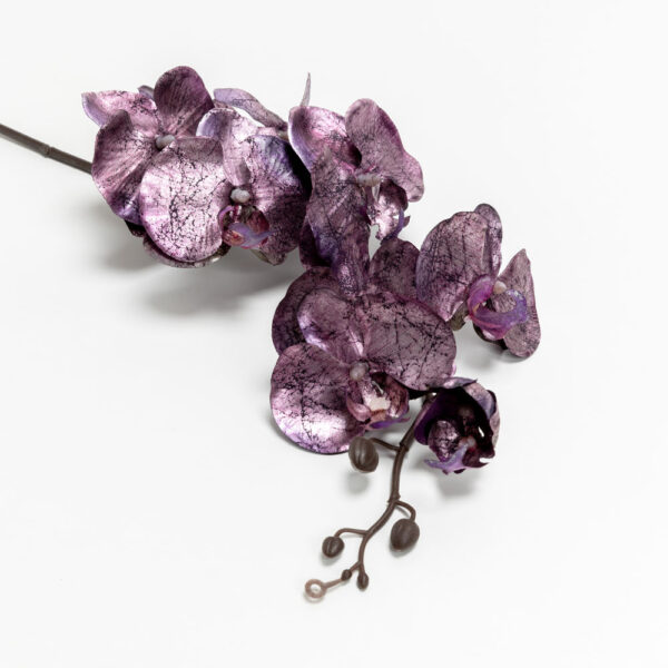 ORCHID ΛΟΥΛΟΥΔΙ ΤΕΧΝΗΤΟ 100cm ΥΦΑΣΜΑ ΜΩΒ PVC 030773 - Image 2