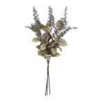 SOPHORAE ΛΟΥΛΟΥΔΙ ΤΕΧΝΗΤΟ ΜΠΟΥΚΕΤΟ 65cm ΥΦΑΣΜΑ ΓΚΡΙ ΜΠΕΖ ΠΡΑΣΙΝΟ PVC 030810