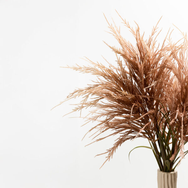 FLOCKING ΛΟΥΛΟΥΔΙ ΤΕΧΝΗΤΟ 93cm PVC ΜΠΕΖ ΚΑΦΕ ΠΡΑΣΙΝΟ 030817 - Image 2