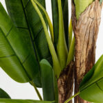 BANANA ΔΕΝΤΡΟ ΤΕΧΝΗΤΟ ΣΕ ΓΛΑΣΤΡΑ 200cm PVC ΠΡΑΣΙΝΟ ΜΑΥΡΟ ΤΣΙΜΕΝΤΟ 030833 - Image 3