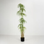 WINDMILL ΔΕΝΤΡΟ ΤΕΧΝΗΤΟ ΣΕ ΓΛΑΣΤΡΑ 160cm PVC ΠΡΑΣΙΝΟ ΜΑΥΡΟ ΤΣΙΜΕΝΤΟ 030835