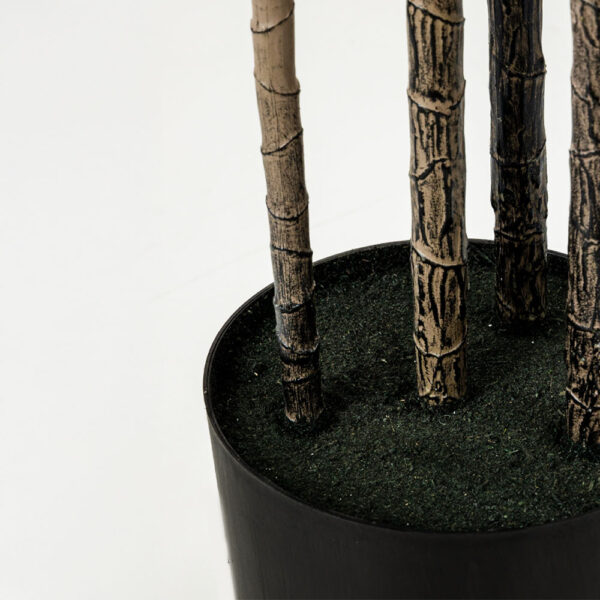 EDGE IRON ΔΕΝΤΡΟ ΤΕΧΝΗΤΟ ΣΕ ΓΛΑΣΤΡΑ 180cm PVC ΠΡΑΣΙΝΟ ΜΑΥΡΟ ΤΣΙΜΕΝΤΟ 030846 - Image 4