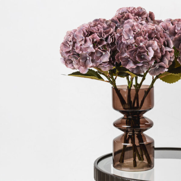 HYDRANGEA ΛΟΥΛΟΥΔΙ ΤΕΧΝΗΤΟ 52cm POLYESTER DUSTY PINK ΠΡΑΣΙΝΟ 030871 - Image 2