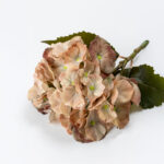 HYDRANGEA ΛΟΥΛΟΥΔΙ ΤΕΧΝΗΤΟ 52cm POLYESTER ΚΙΤΡΙΝΟ ΚΑΦΕ ΠΡΑΣΙΝΟ 030873 - Image 3