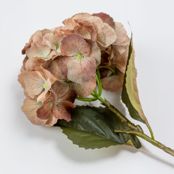 HYDRANGEA ΛΟΥΛΟΥΔΙ ΤΕΧΝΗΤΟ 52cm POLYESTER ΚΙΤΡΙΝΟ ΚΑΦΕ ΠΡΑΣΙΝΟ 030873 - Image 4