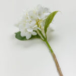 HYDRANGEA ΛΟΥΛΟΥΔΙ ΤΕΧΝΗΤΟ 67cm POLYESTER ΛΕΥΚΟ ΠΡΑΣΙΝΟ 030874 - Image 3
