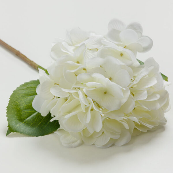 HYDRANGEA ΛΟΥΛΟΥΔΙ ΤΕΧΝΗΤΟ 67cm POLYESTER ΛΕΥΚΟ ΠΡΑΣΙΝΟ 030874 - Image 4