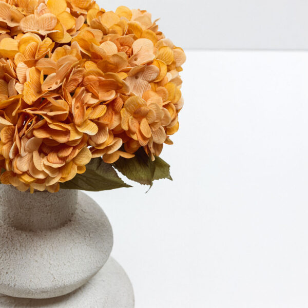 HYDRANGEA ΛΟΥΛΟΥΔΙ ΤΕΧΝΗΤΟ 67cm POLYESTER ΚΙΤΡΙΝΟ ΠΟΡΤΟΚΑΛΙ ΠΡΑΣΙΝΟ 030876 - Image 2