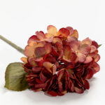 HYDRANGEA ΛΟΥΛΟΥΔΙ ΤΕΧΝΗΤΟ 67cm POLYESTER ΜΠΟΡΝΤΩ ΚΙΤΡΙΝΟ ΠΡΑΣΙΝΟ 030877 - Image 3