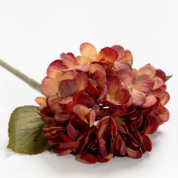 HYDRANGEA ΛΟΥΛΟΥΔΙ ΤΕΧΝΗΤΟ 67cm POLYESTER ΜΠΟΡΝΤΩ ΚΙΤΡΙΝΟ ΠΡΑΣΙΝΟ 030877 - Image 3