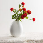 RANUNCULUS ΛΟΥΛΟΥΔΙ ΤΕΧΝΗΤΟ 42cm POLYESTER ΚΟΚΚΙΝΟ ΠΡΑΣΙΝΟ ΠΡΑΣΙΝΟ 030879 - Image 2