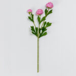 RANUNCULUS ΛΟΥΛΟΥΔΙ ΤΕΧΝΗΤΟ 42cm POLYESTER ΡΟΖ ΠΡΑΣΙΝΟ 030880