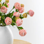 RANUNCULUS ΛΟΥΛΟΥΔΙ ΤΕΧΝΗΤΟ 42cm POLYESTER ΣΟΜΟΝ ΠΡΑΣΙΝΟ 030882 - Image 2
