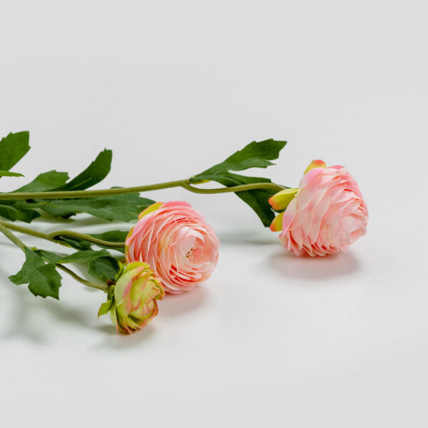 RANUNCULUS ΛΟΥΛΟΥΔΙ ΤΕΧΝΗΤΟ 42cm POLYESTER ΣΟΜΟΝ ΠΡΑΣΙΝΟ 030882 - Image 3