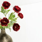 RANUNCULUS ΛΟΥΛΟΥΔΙ ΤΕΧΝΗΤΟ 51cm POLYESTER ΜΠΟΡΝΤΩ ΠΡΑΣΙΝΟ 030884 - Image 2